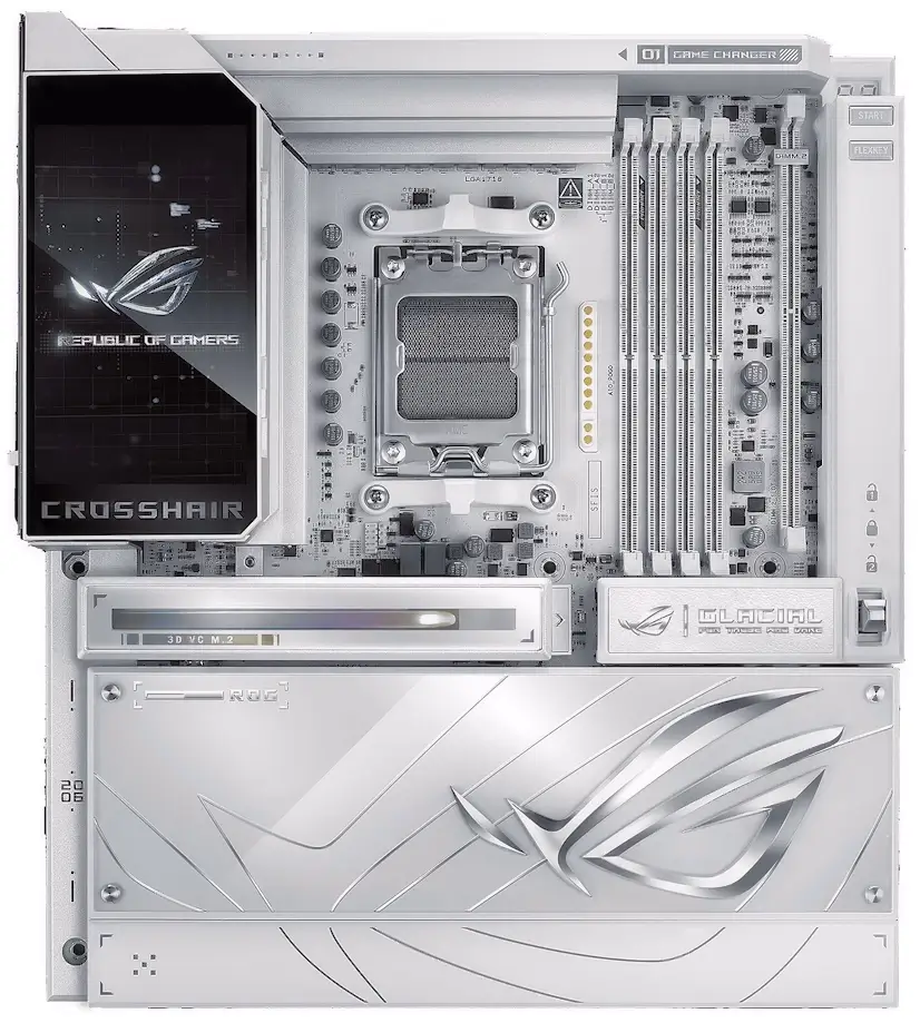 Braojos de la Sierra PC - Montaje Placa Base ASUS ROG CROSSHAIR X870E GLACIAL Braojos de la Sierra