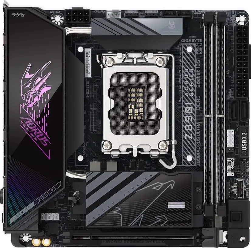 Montaje Placa Base Gigabyte Z890I AORUS ULTRA Gaming PC Braojos de la Sierra